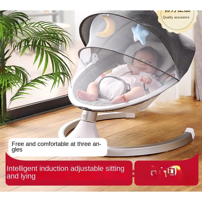 Acheter Chaise à bascule électrique pour bébé, endormissez bébé, chaise  apaisante, inclinable, pliable et confortable, laissez bébé dormir  paisiblement